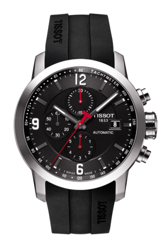 Tissot PRC 200 Automatic Chronograph Black Rubber